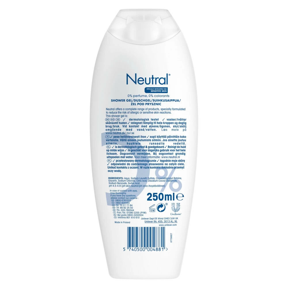 6x Neutral Showergel 4 6x Neutral Showergel - Afbeelding 2