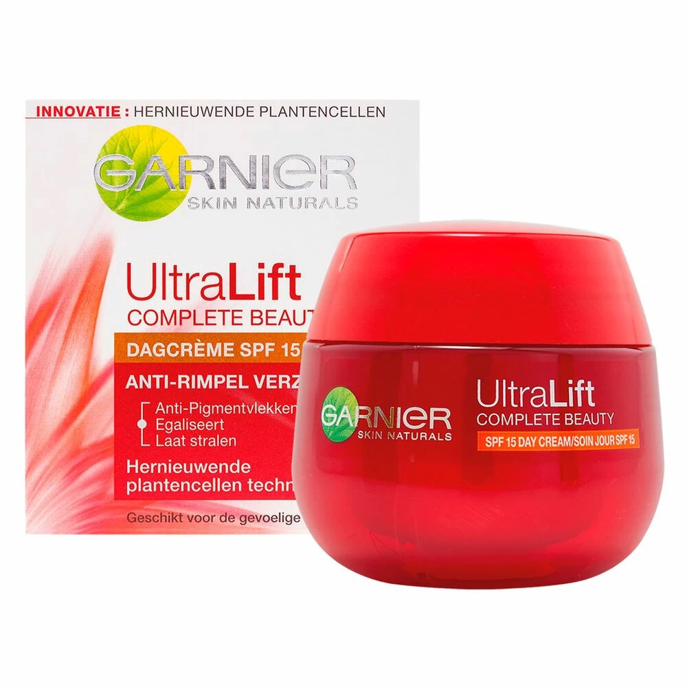 Garnier Skin Naturals UltraLift Anti-rimpel Dagcrème SPF 15 3 Garnier Skin Naturals UltraLift Anti-rimpel Dagcrème SPF 15