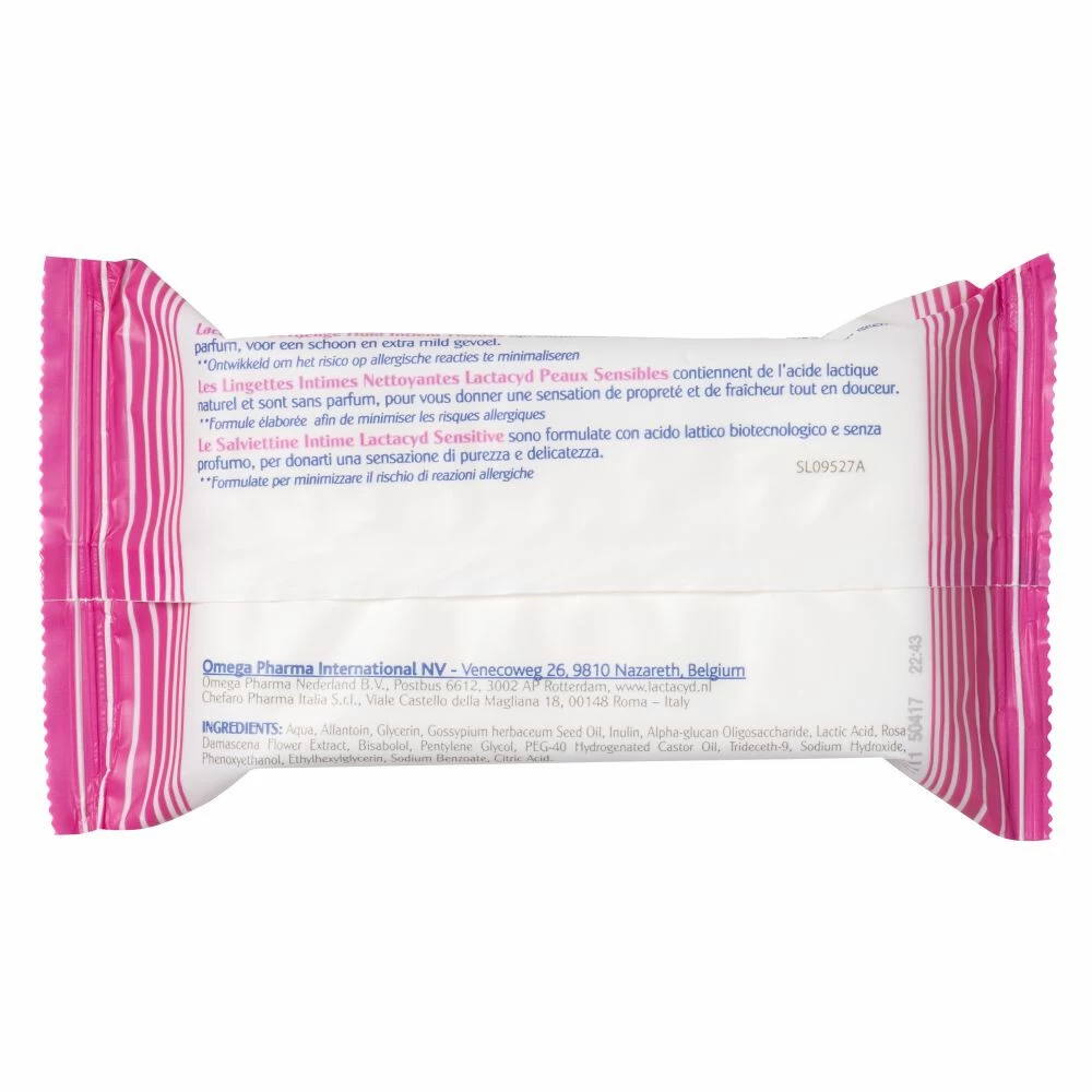 5x Lactacyd Tissues Gevoelige Huid 4 5x Lactacyd Tissues Gevoelige Huid - Afbeelding 2