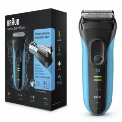 Braun Elektrisch Scheerapparaat S3 ProSkin 3040s Oplaadbaar Zwart / Blauw