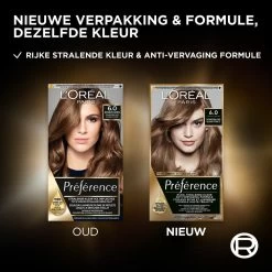 L'Oreal Lu0027Oréal Preference Haarkleuring 06 Ombrie - Donkerblond 8 L'Oreal Lu0027Oréal Preference Haarkleuring 06 Ombrie - Donkerblond -Verzorgingsproducten Winkel 974935 3