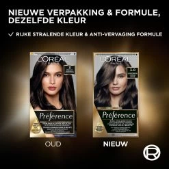 L'Oreal Lu0027Oréal Preference Haarkleuring 03 Brasilia - Donkerbruin -Verzorgingsproducten Winkel 974940 4
