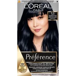 L'Oreal Lu0027Oréal Preference Haarkleuring 1.1 Manhattan - Intens IJzig Zwart