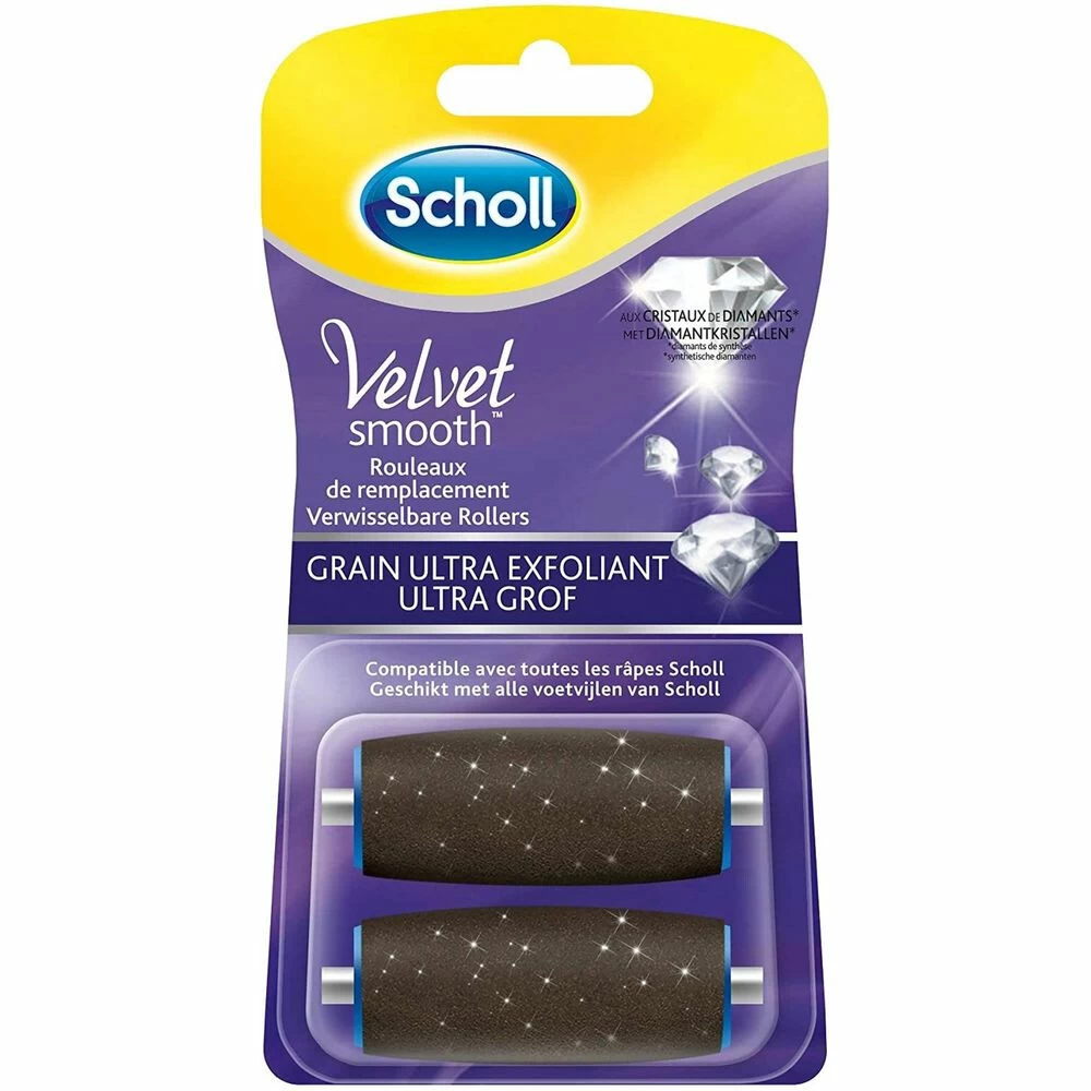 Scholl Velvet Smooth Elektrische Voetvijl Navulling Ultra Grof 3 Scholl Velvet Smooth Elektrische Voetvijl Navulling Ultra Grof