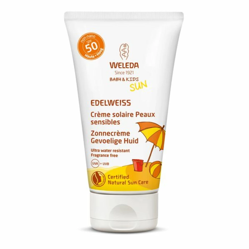 Weleda Edelweiss Zonnecreme SPF 50 Gevoelige Huid 4 Weleda Edelweiss Zonnecreme SPF 50 Gevoelige Huid - Afbeelding 2