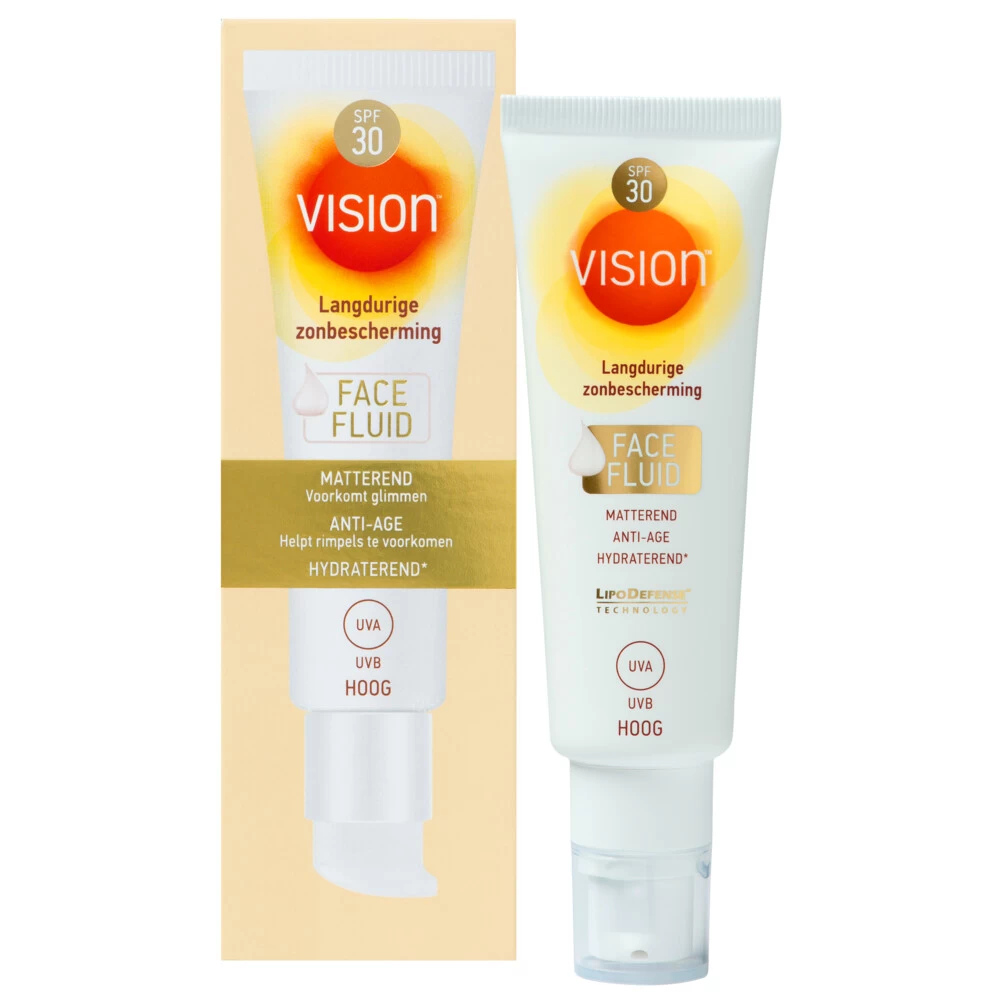 Vision Zonnebrand Face Fluid SPF 30 4 Vision Zonnebrand Face Fluid SPF 30 - Afbeelding 2