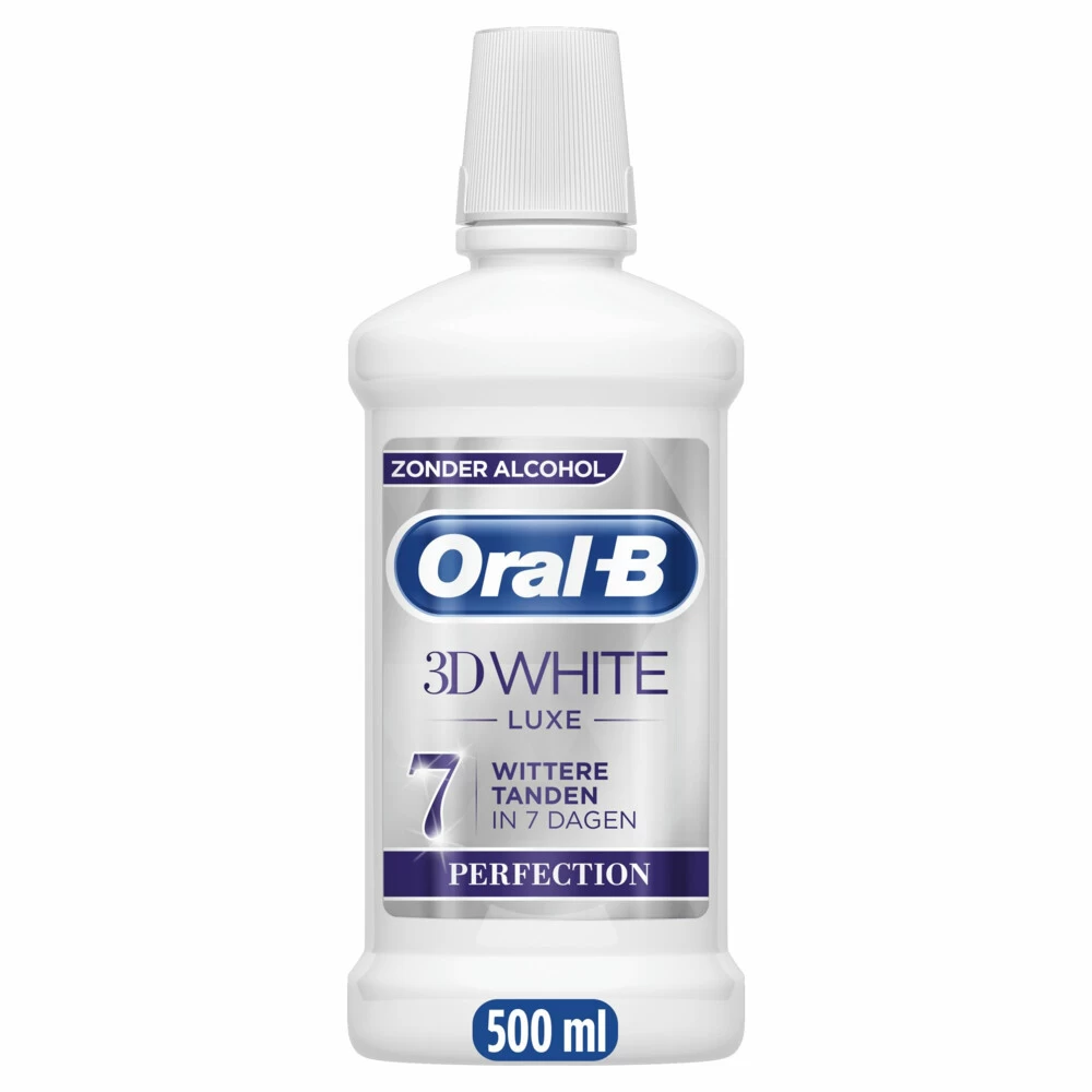 Oral B 3x Oral-B Mondwater 3D White Luxe Perfection 3 Oral B 3x Oral-B Mondwater 3D White Luxe Perfection