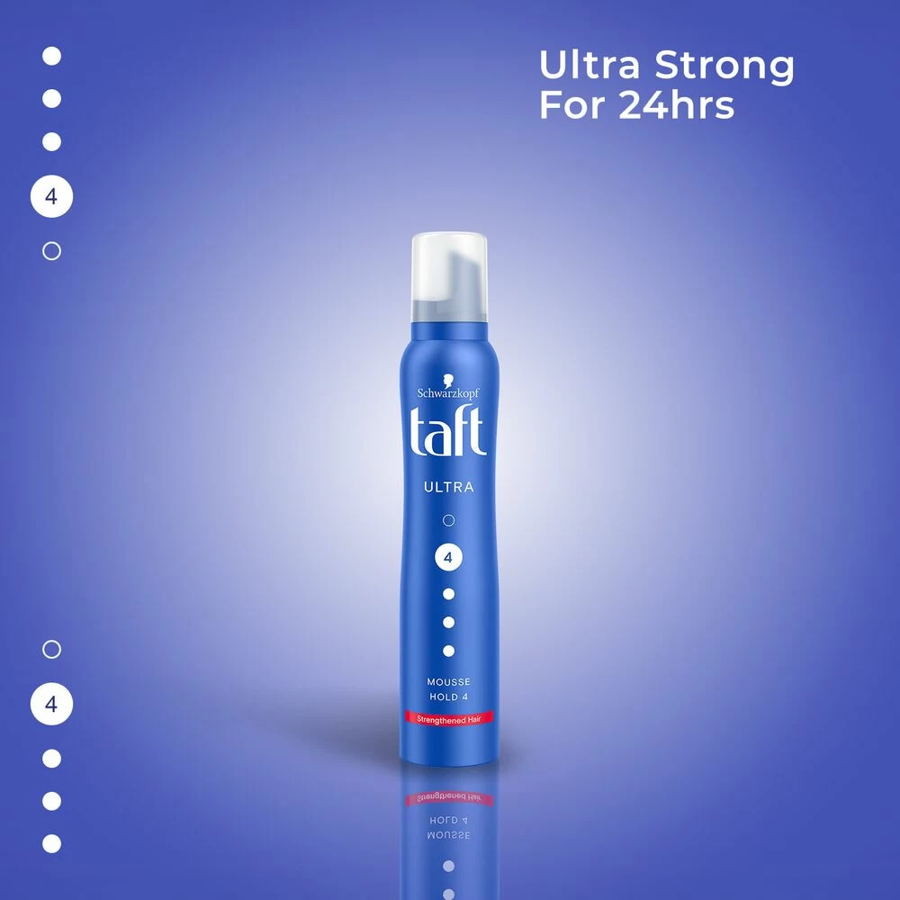 6x Taft Mousse Ultra Strong 4 6x Taft Mousse Ultra Strong - Afbeelding 2