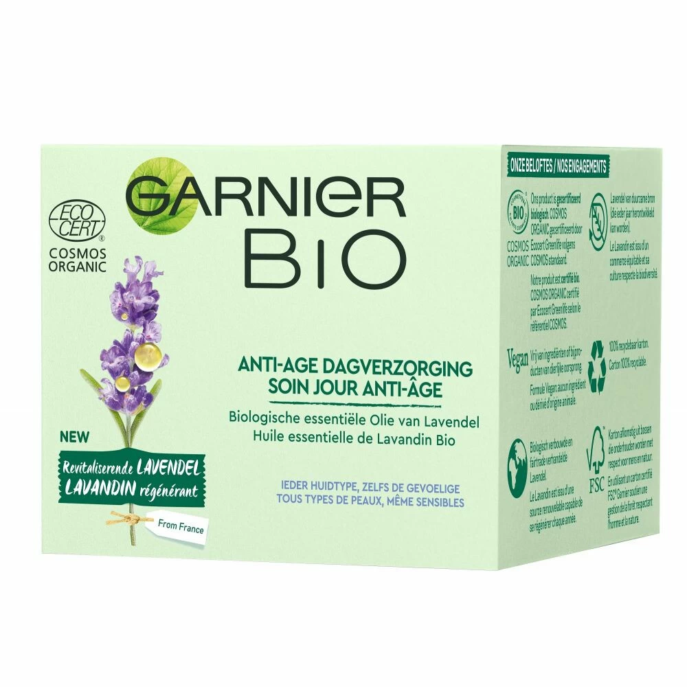 Garnier Bio Lavendel Anti Age Dagcrème 4 Garnier Bio Lavendel Anti Age Dagcrème - Afbeelding 2