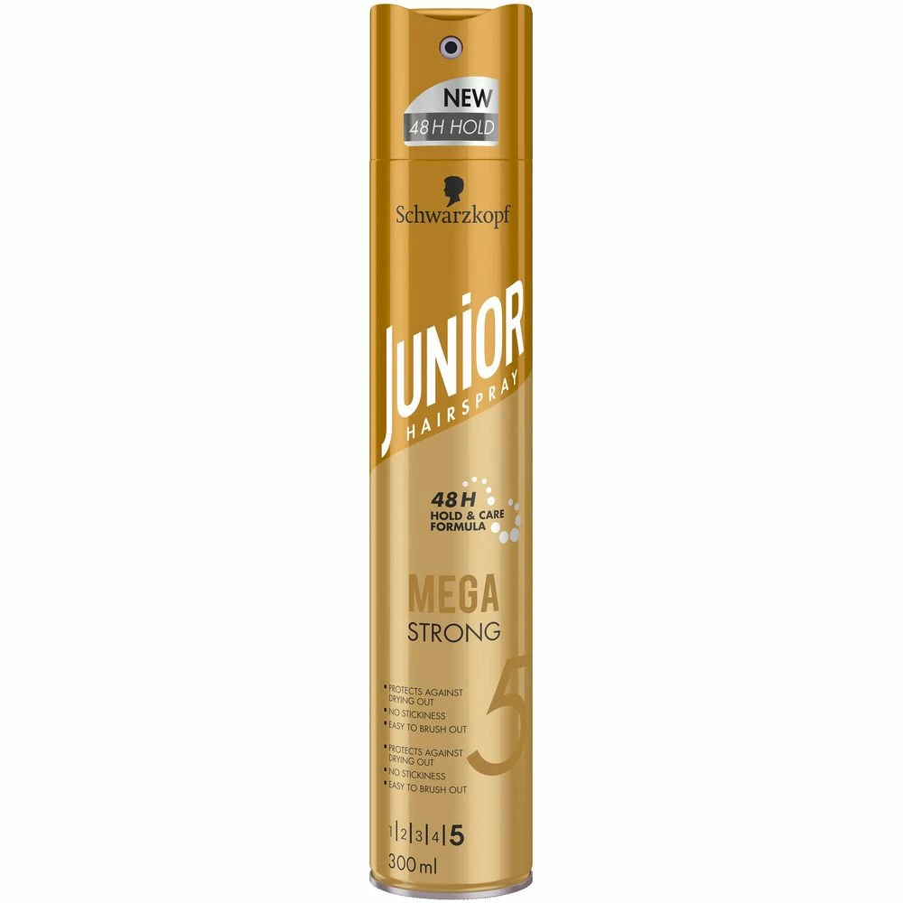 6x Junior Haarspray Mega Strong 8 6x Junior Haarspray Mega Strong - Afbeelding 6