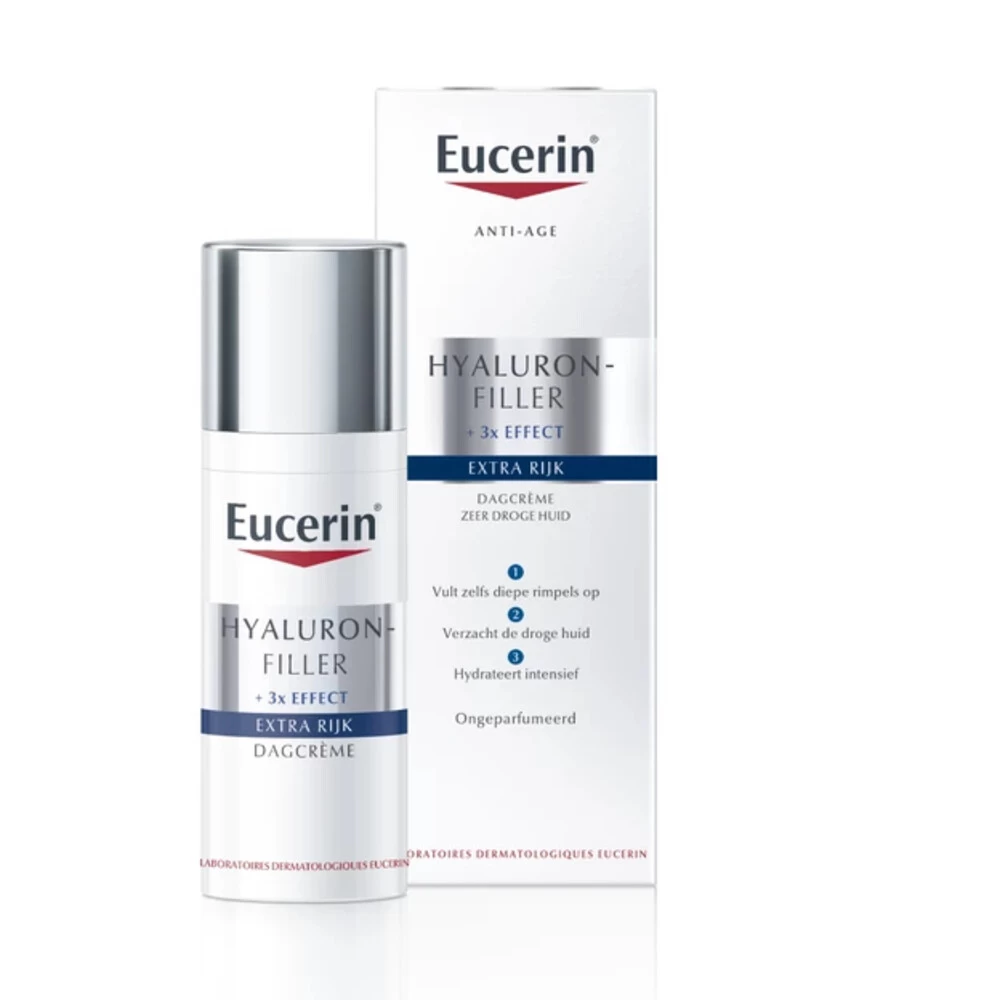 Eucerin Hyaluron-Filler Dagcreme Extra Rijk 4 Eucerin Hyaluron-Filler Dagcreme Extra Rijk - Afbeelding 2