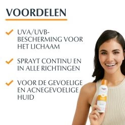 Eucerin Zonnespray Sun Oil Control Mist Transparent Dry Touch SPF 30 -Verzorgingsproducten Winkel 998657 3